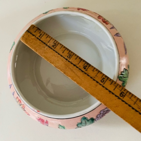Antique porcelain hand made Floral Decorative Multicolor Candy dish - Picture 2 of 8